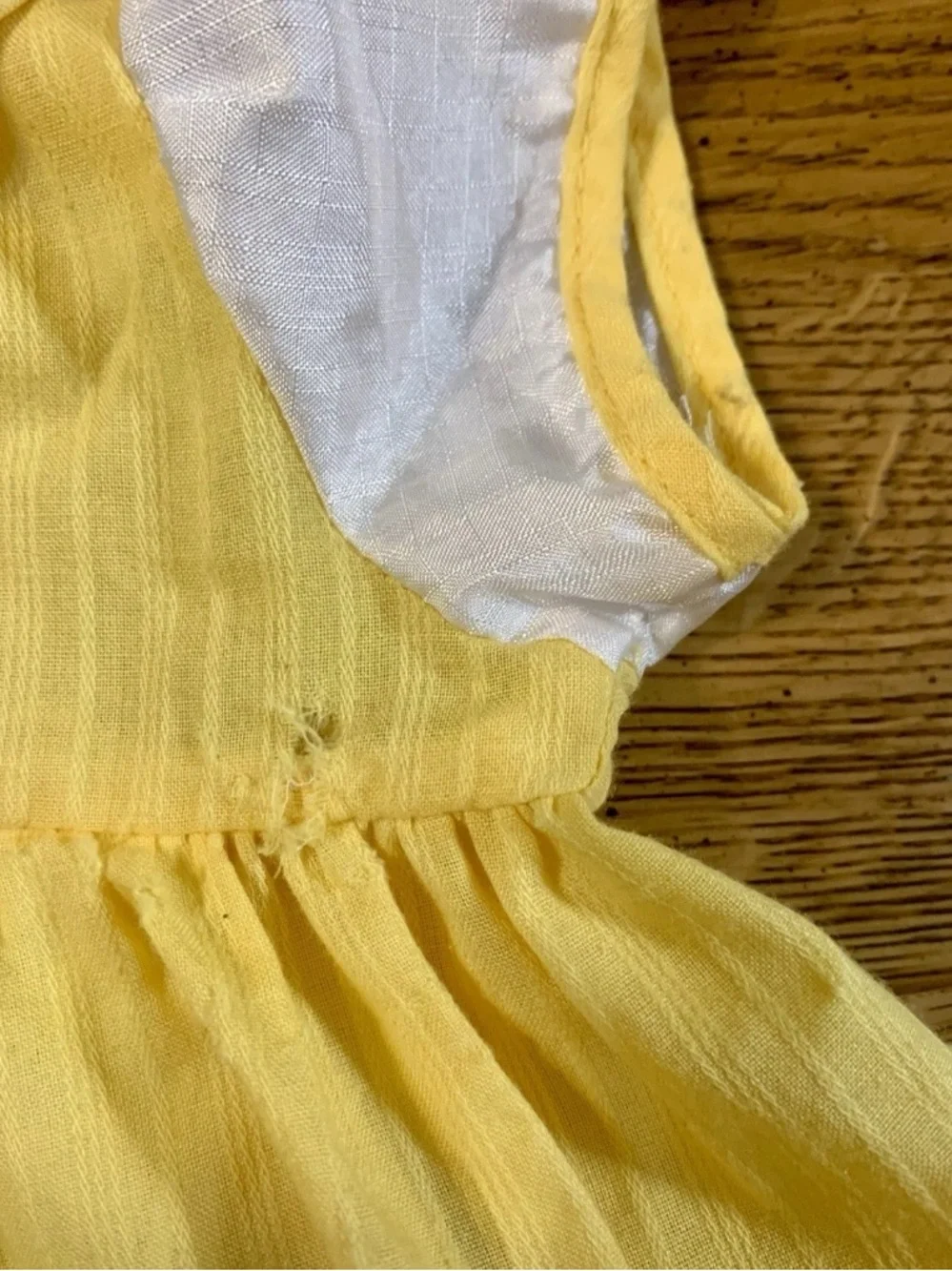 Vintage Cabbage Patch Kids Doll Rare HTF Yellow Logo Dress OK Factory